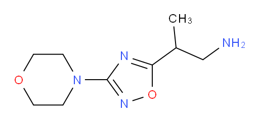 2-[3-(morpholin-4-yl)-1,2,4-oxadiazol-5-yl]propan-1-amine