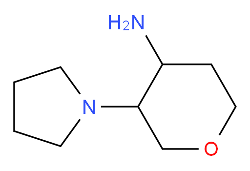 3-(pyrrolidin-1-yl)oxan-4-amine