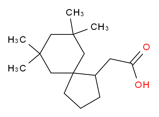 2-{7,7,9,9-tetramethylspiro[4.5]decan-1-yl}acetic acid