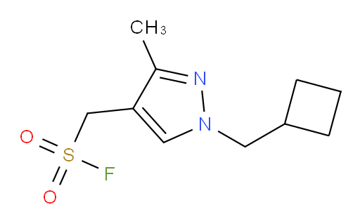 [1-(cyclobutylmethyl)-3-methyl-1H-pyrazol-4-yl]methanesulfonyl fluoride