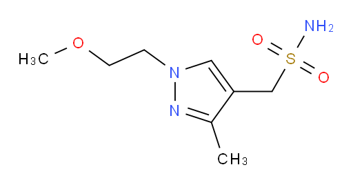 [1-(2-methoxyethyl)-3-methyl-1H-pyrazol-4-yl]methanesulfonamide