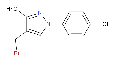4-(bromomethyl)-3-methyl-1-(4-methylphenyl)-1H-pyrazole