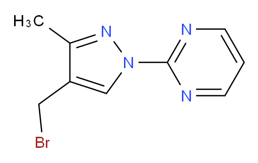 2-[4-(bromomethyl)-3-methyl-1H-pyrazol-1-yl]pyrimidine