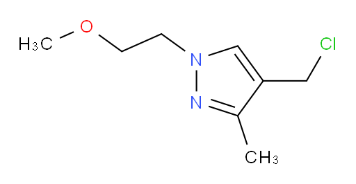 4-(chloromethyl)-1-(2-methoxyethyl)-3-methyl-1H-pyrazole