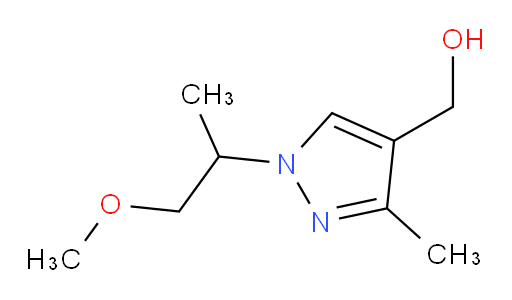 [1-(1-methoxypropan-2-yl)-3-methyl-1H-pyrazol-4-yl]methanol