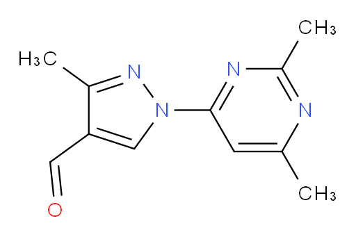 1-(2,6-dimethylpyrimidin-4-yl)-3-methyl-1H-pyrazole-4-carbaldehyde