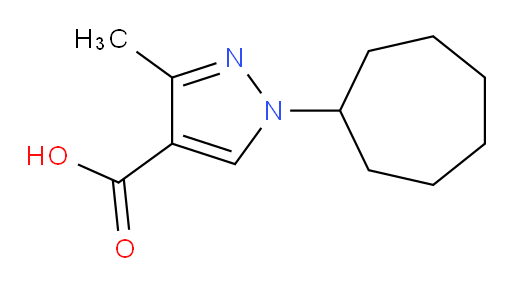 1-cycloheptyl-3-methyl-1H-pyrazole-4-carboxylic acid