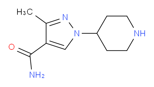 3-methyl-1-(piperidin-4-yl)-1H-pyrazole-4-carboxamide