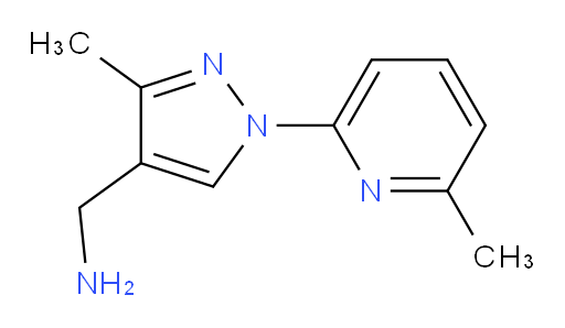 [3-methyl-1-(6-methylpyridin-2-yl)-1H-pyrazol-4-yl]methanamine