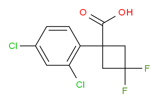1-(2,4-dichlorophenyl)-3,3-difluorocyclobutane-1-carboxylic acid