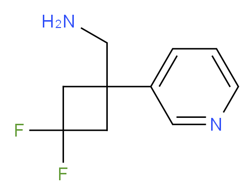 [3,3-difluoro-1-(pyridin-3-yl)cyclobutyl]methanamine