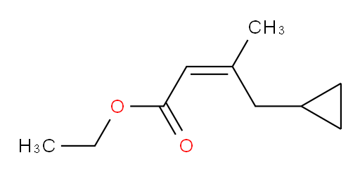 ethyl (2Z)-4-cyclopropyl-3-methylbut-2-enoate