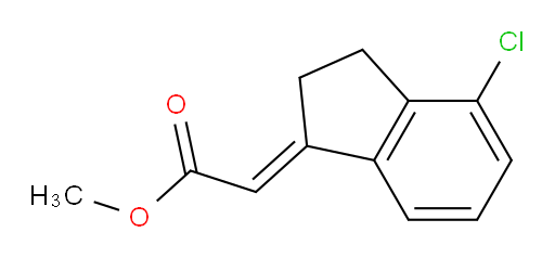 methyl 2-[(1E)-4-chloro-2,3-dihydro-1H-inden-1-ylidene]acetate