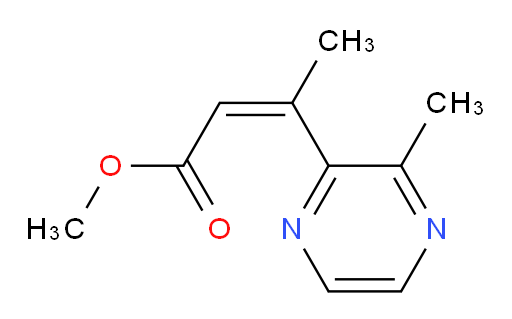 methyl (2Z)-3-(3-methylpyrazin-2-yl)but-2-enoate