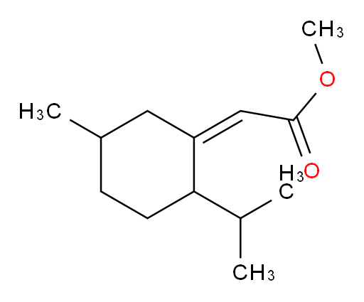 methyl 2-[(1Z)-5-methyl-2-(propan-2-yl)cyclohexylidene]acetate