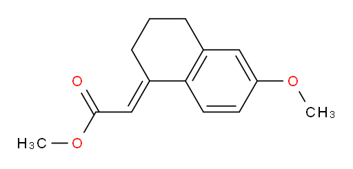 methyl 2-[(1E)-6-methoxy-1,2,3,4-tetrahydronaphthalen-1-ylidene]acetate