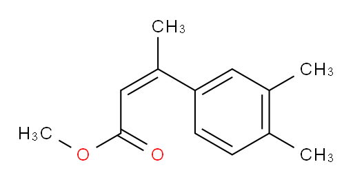 methyl (2Z)-3-(3,4-dimethylphenyl)but-2-enoate