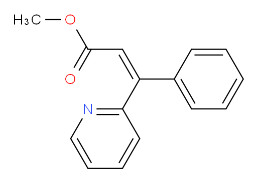 methyl (2Z)-3-phenyl-3-(pyridin-2-yl)prop-2-enoate