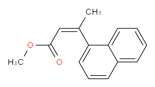 methyl (2Z)-3-(naphthalen-1-yl)but-2-enoate