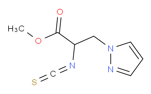 methyl 2-isothiocyanato-3-(1H-pyrazol-1-yl)propanoate