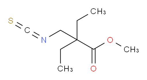 methyl 2-ethyl-2-(isothiocyanatomethyl)butanoate