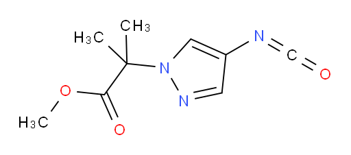 methyl 2-(4-isocyanato-1H-pyrazol-1-yl)-2-methylpropanoate