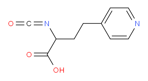 2-isocyanato-4-(pyridin-4-yl)butanoic acid
