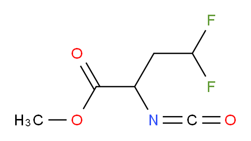 methyl 4,4-difluoro-2-isocyanatobutanoate