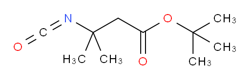 tert-butyl 3-isocyanato-3-methylbutanoate