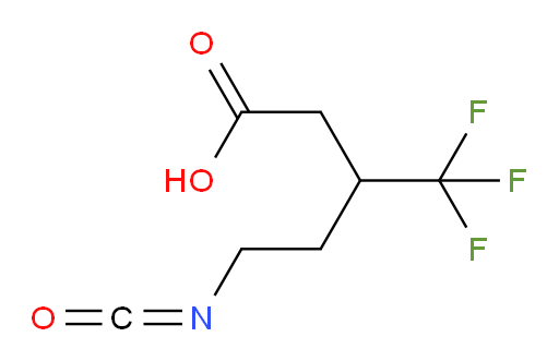 5-isocyanato-3-(trifluoromethyl)pentanoic acid
