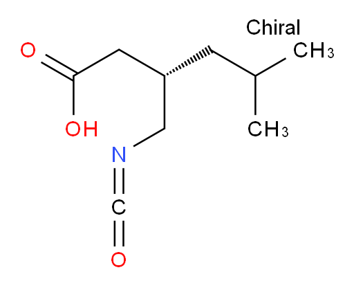 (3S)-3-(isocyanatomethyl)-5-methylhexanoic acid