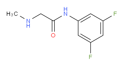 N-(3,5-difluorophenyl)-2-(methylamino)acetamide