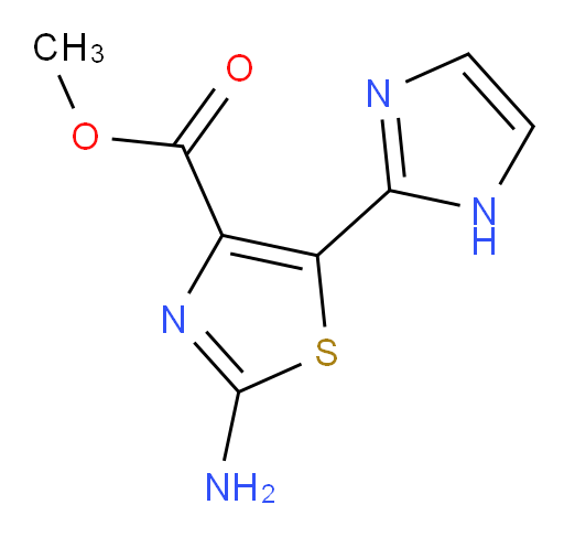 methyl 2-amino-5-(1H-imidazol-2-yl)-1,3-thiazole-4-carboxylate