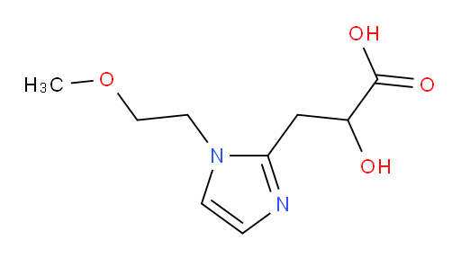 2-hydroxy-3-[1-(2-methoxyethyl)-1H-imidazol-2-yl]propanoic acid