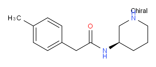 2-(4-methylphenyl)-N-[(3R)-piperidin-3-yl]acetamide