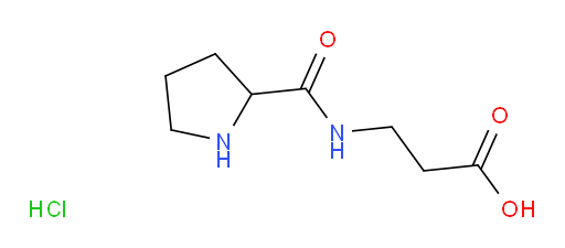 3-[(pyrrolidin-2-yl)formamido]propanoic acid hydrochloride