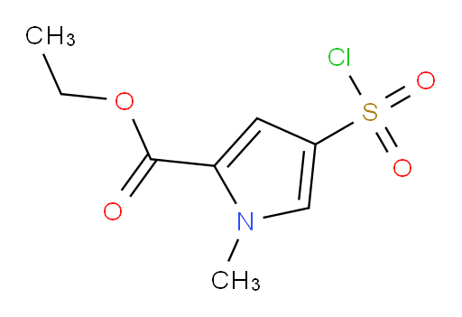 ethyl 4-(chlorosulfonyl)-1-methyl-1H-pyrrole-2-carboxylate