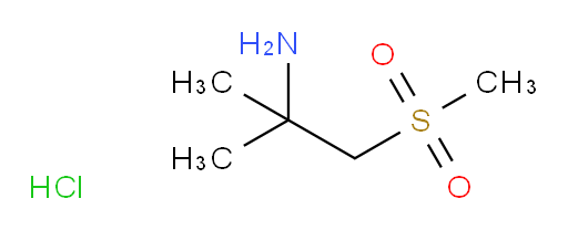 1-methanesulfonyl-2-methylpropan-2-amine hydrochloride