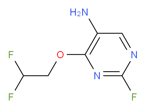 4-(2,2-difluoroethoxy)-2-fluoropyrimidin-5-amine