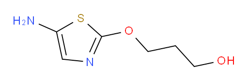 3-[(5-amino-1,3-thiazol-2-yl)oxy]propan-1-ol