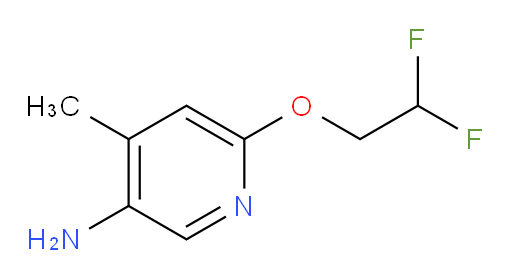 6-(2,2-difluoroethoxy)-4-methylpyridin-3-amine