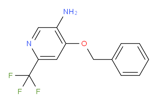 4-(benzyloxy)-6-(trifluoromethyl)pyridin-3-amine