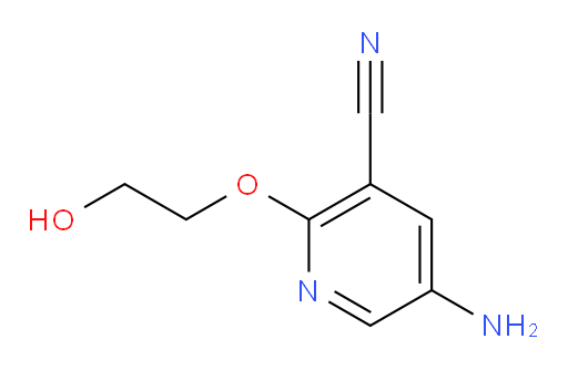 5-amino-2-(2-hydroxyethoxy)pyridine-3-carbonitrile