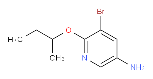 5-bromo-6-(butan-2-yloxy)pyridin-3-amine