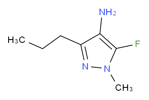 5-fluoro-1-methyl-3-propyl-1H-pyrazol-4-amine