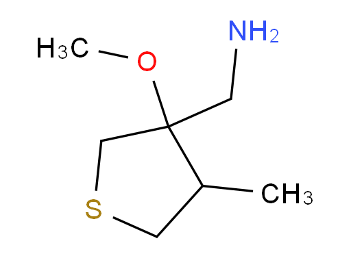 (3-methoxy-4-methylthiolan-3-yl)methanamine