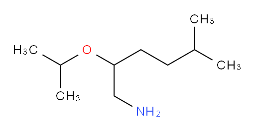 5-methyl-2-(propan-2-yloxy)hexan-1-amine