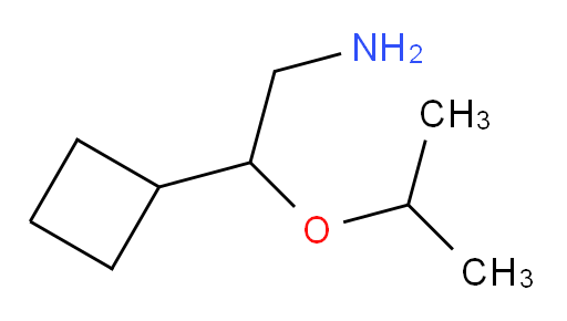 2-cyclobutyl-2-(propan-2-yloxy)ethan-1-amine