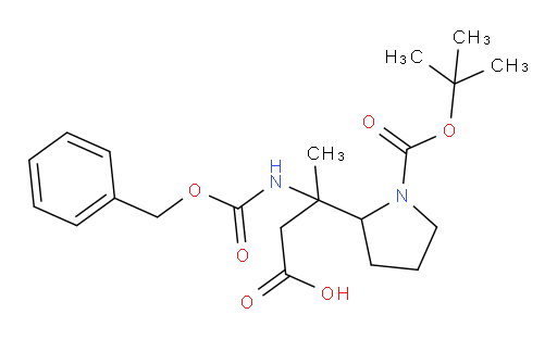 3-{[(benzyloxy)carbonyl]amino}-3-{1-[(tert-butoxy)carbonyl]pyrrolidin-2-yl}butanoic acid