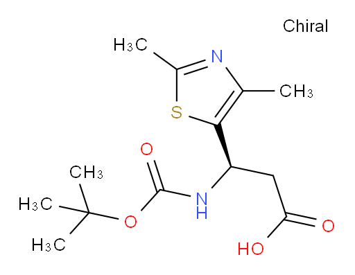 (3R)-3-{[(tert-butoxy)carbonyl]amino}-3-(dimethyl-1,3-thiazol-5-yl)propanoic acid